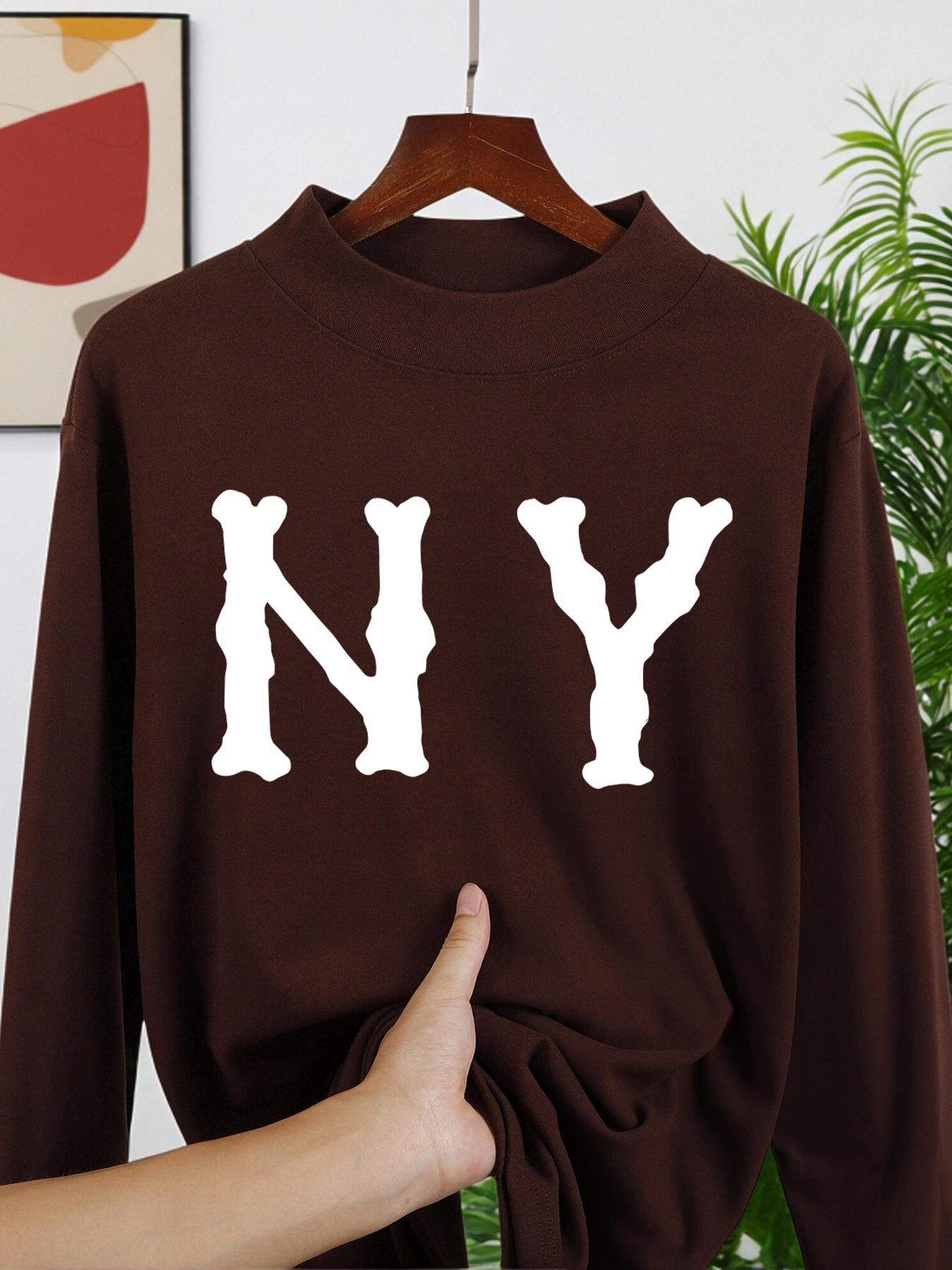 Winter Clothing English - Letter N And Y Print Men'S