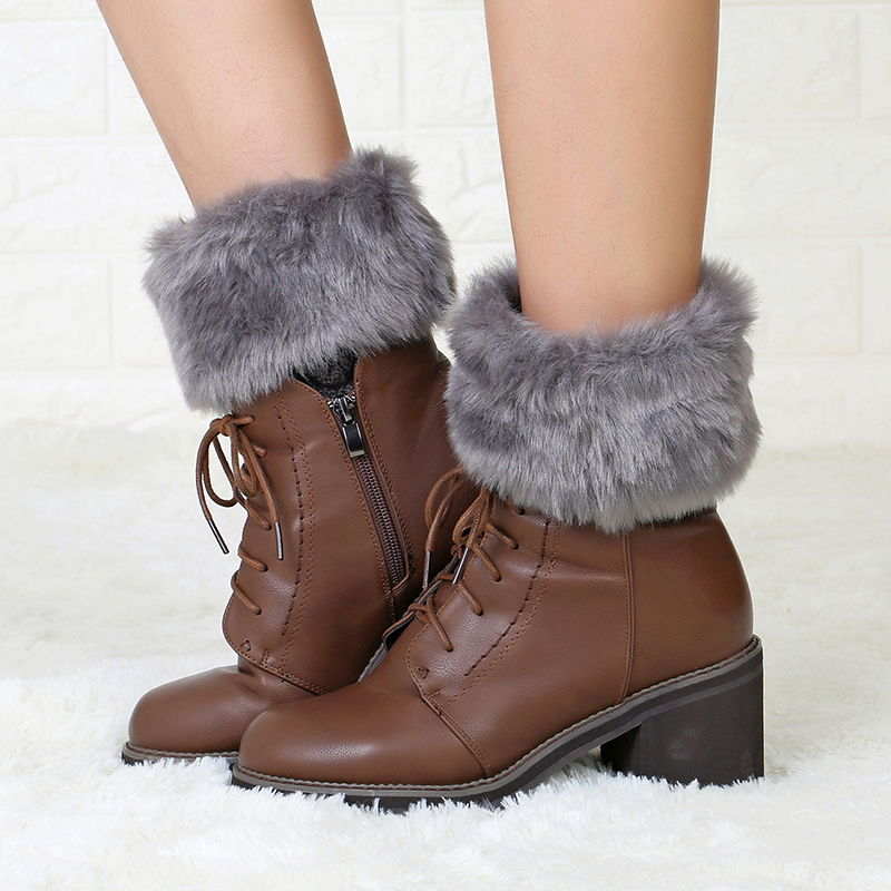 Winter Clothing Leg Warmers - Women Winter Knitted Woolen Boot Cuffs