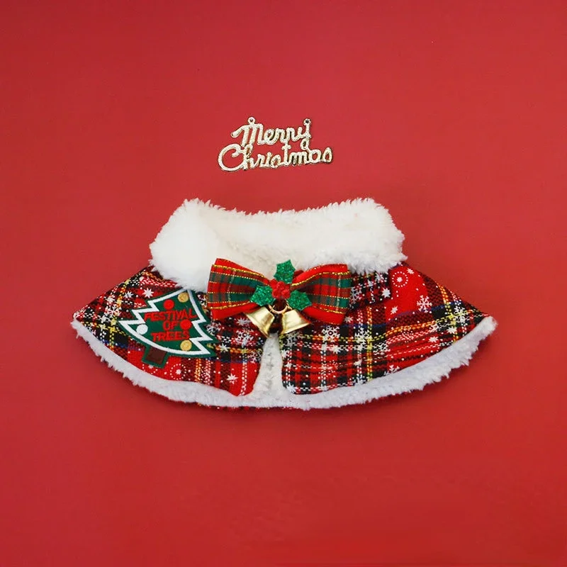 Winter Clothing English - Cat Christmas Cloak Dog New Year
