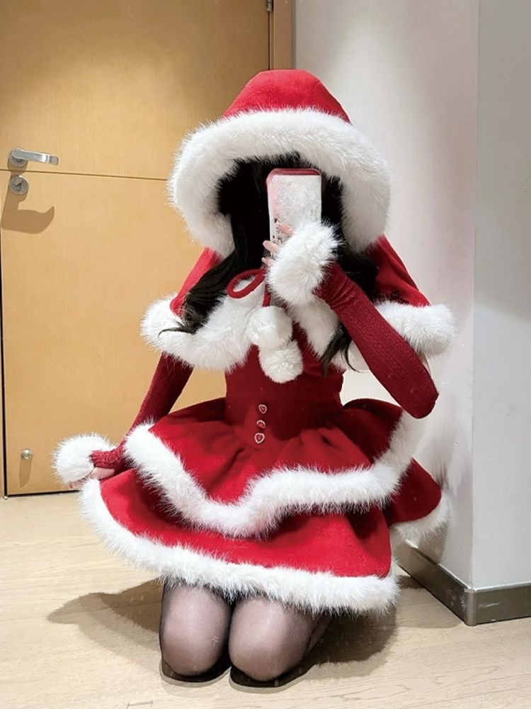 Winter Sweet Lolita Christmas  - Winter Clothing Cute のレビューと価格