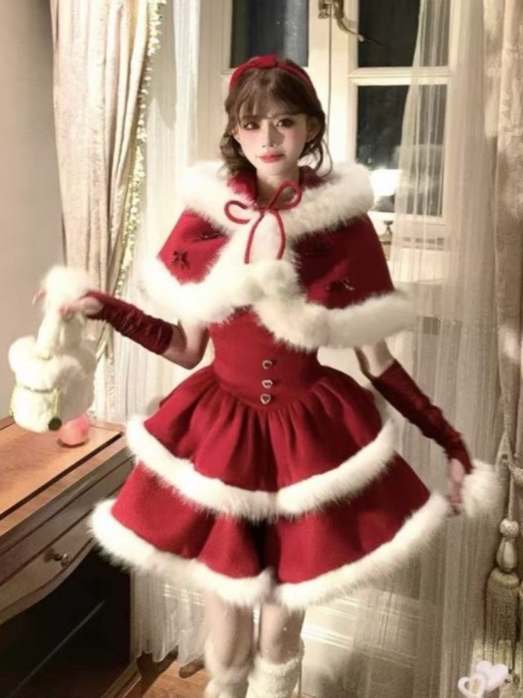 Winter Sweet Lolita Christmas  - Winter Clothing Cute のレビューと価格