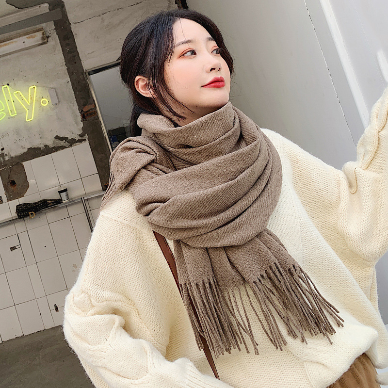 VISROVER new 20 colors woman w - Cashmere Scarf Wrap のレビューと価格