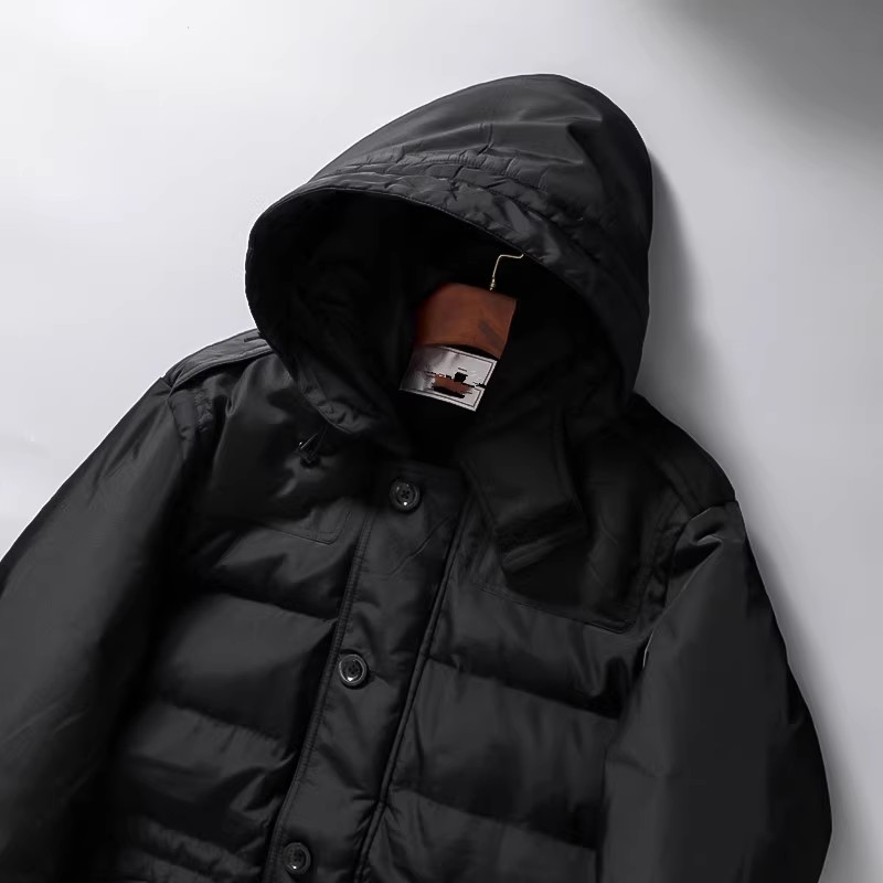 Men's Mid-Length Hooded down J - Winter Clothing Label のレビューと価格