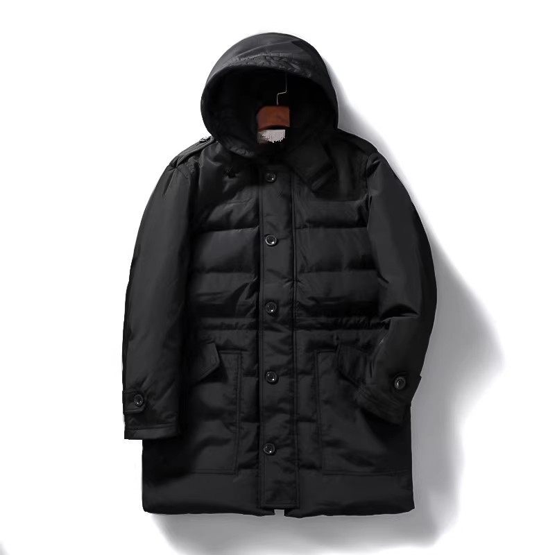 Men's Mid-Length Hooded down J - Winter Clothing Label のレビューと価格