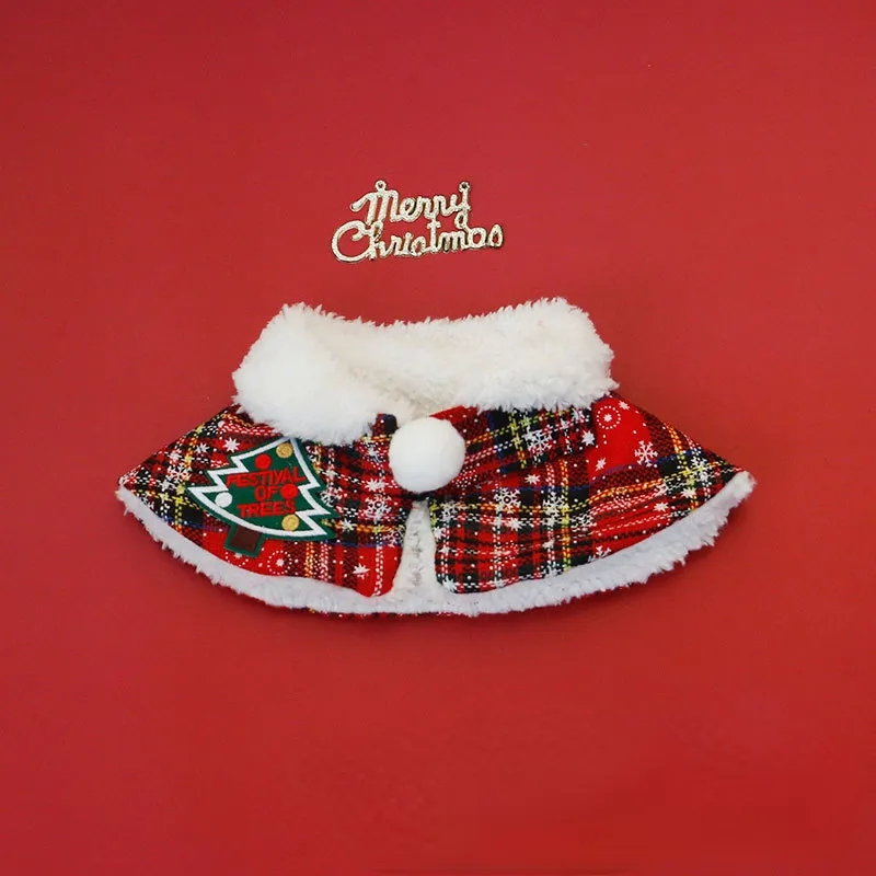 Cat Christmas Cloak Pet New Ye - Winter Clothing English のレビューと価格