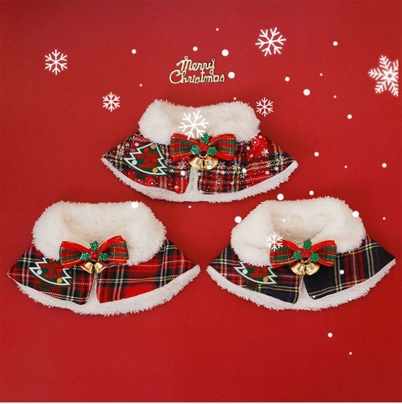 Cat Christmas Cloak Pet New Ye - Winter Clothing English のレビューと価格