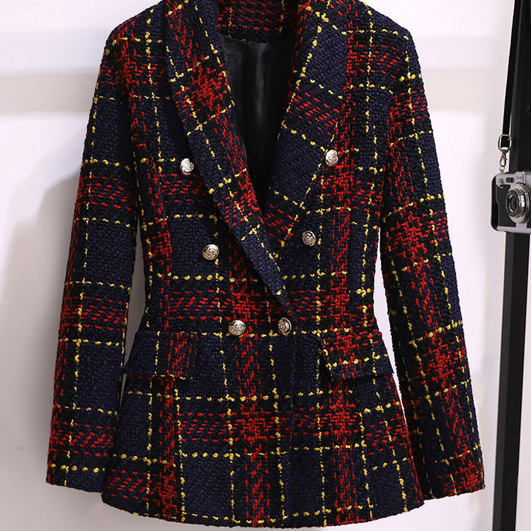 Women Winter Vintage Tweed Kor - Winter Clothing Korean のレビューと価格