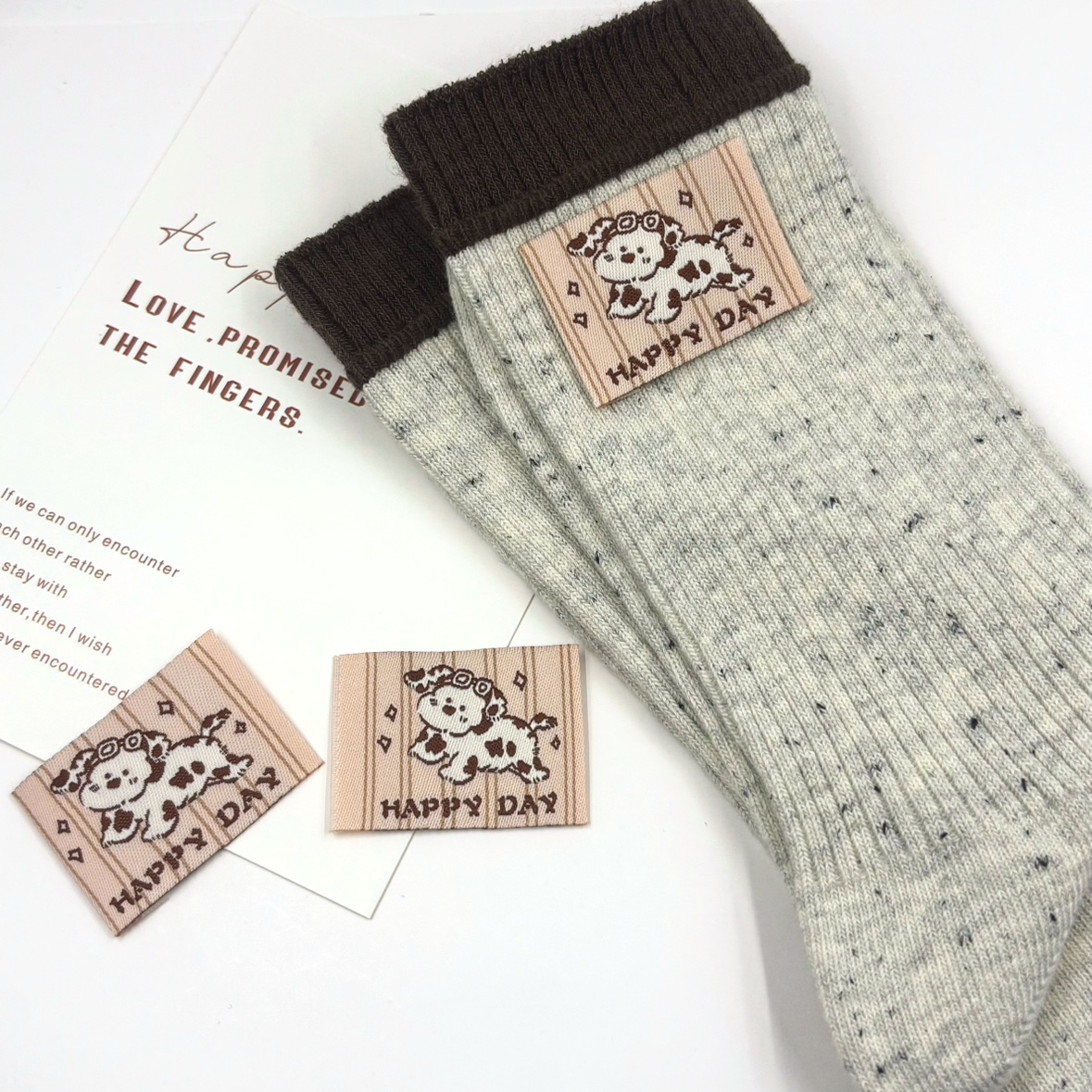 Original Cartoon Spot Dog Autu - Winter Clothing Label のレビューと価格