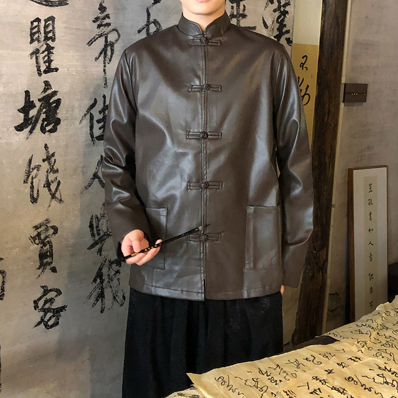 Traditional Men's Clothing PU  - Jacket Winter Clothing のレビューと価格