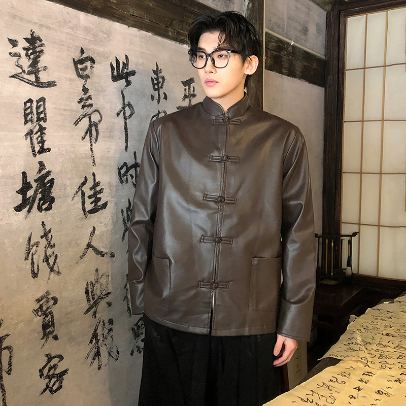 Traditional Men's Clothing PU  - Jacket Winter Clothing のレビューと価格