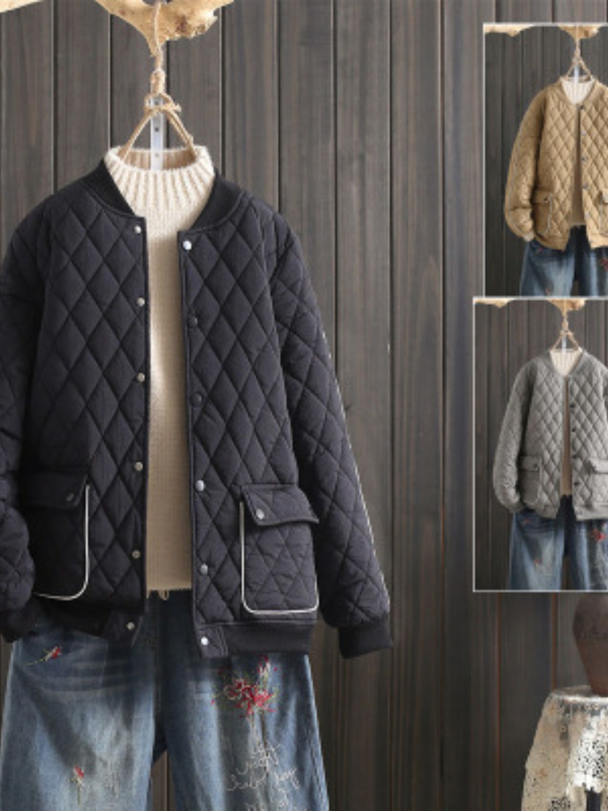 Korean Japanese Winter Thicken - Winter Clothing Label のレビューと価格