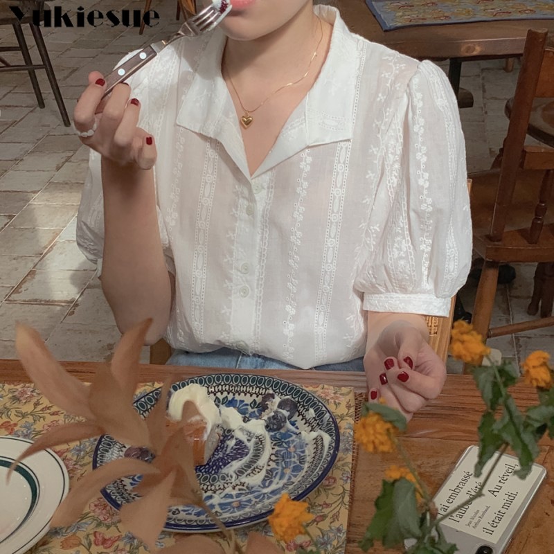 Shirts Women All-match V-Neck  - Winter Clothing Korean のレビューと価格