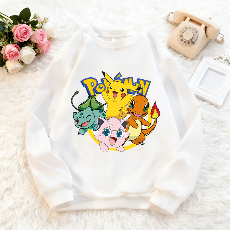 Kids Crew Neck Sweatshirt Poke - Winter Clothing For Kids のレビューと価格