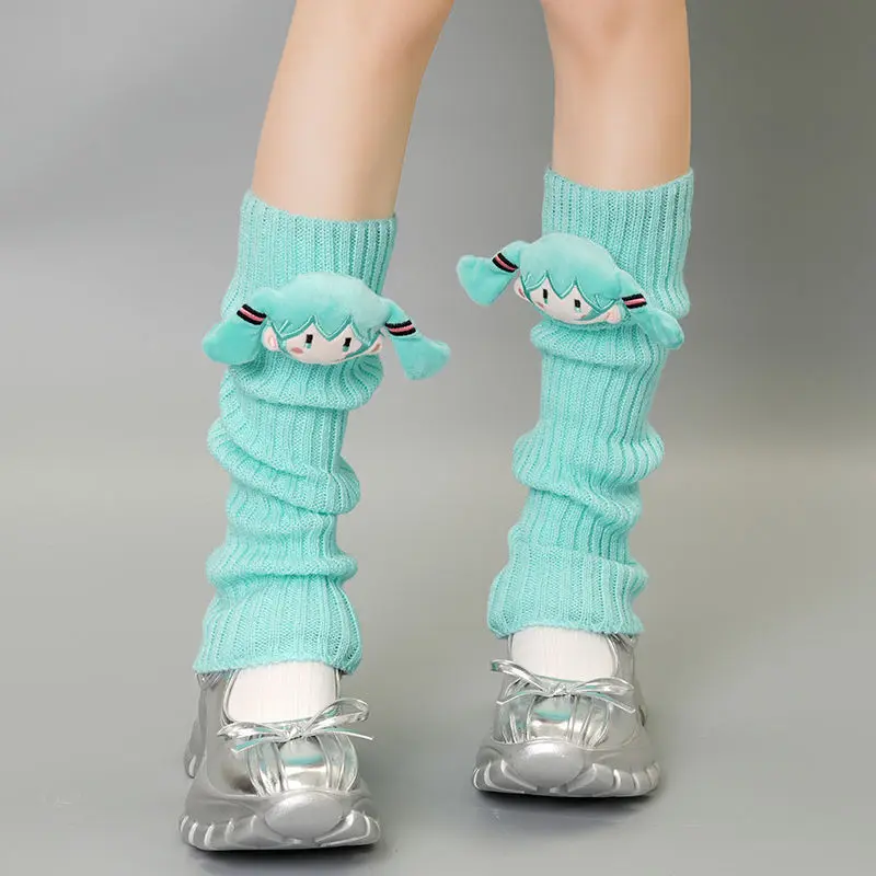 Cute Dopamine Knitted Stacked  - Winter Clothing Leg Warmers のレビューと価格