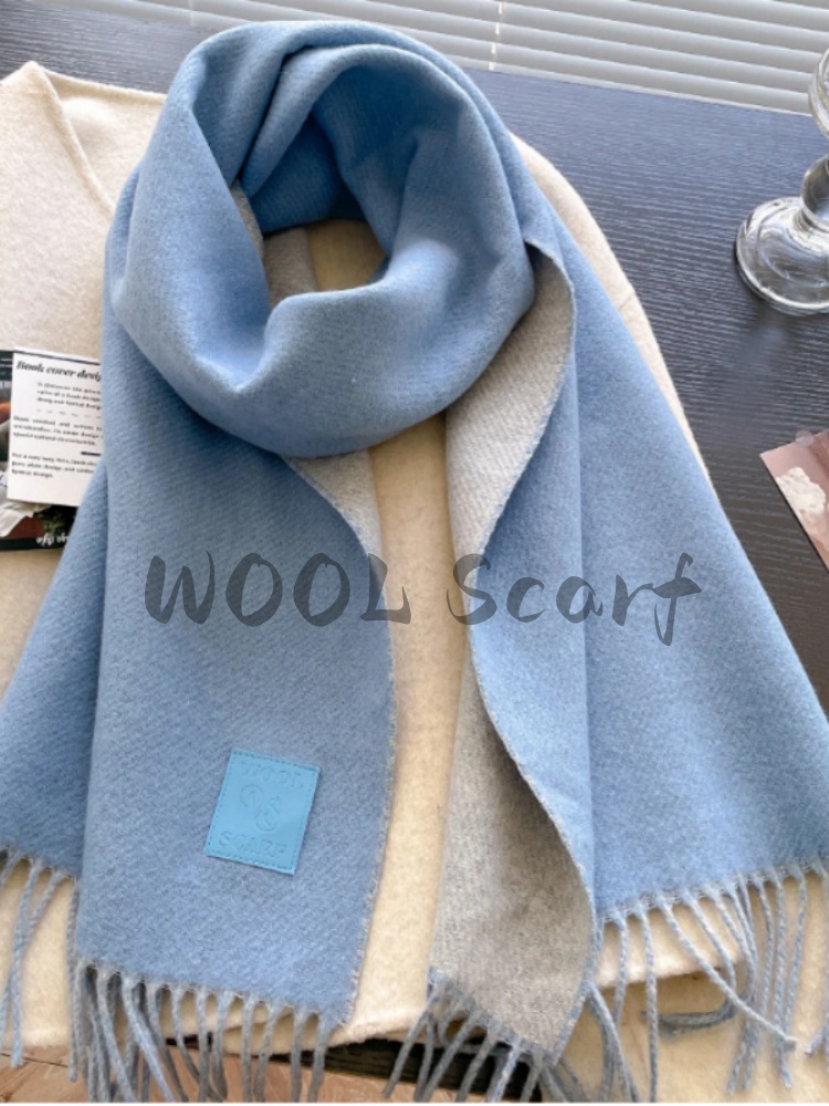NEW Wool Winter Thick Warm Sca - Cashmere Scarf Wrap のレビューと価格