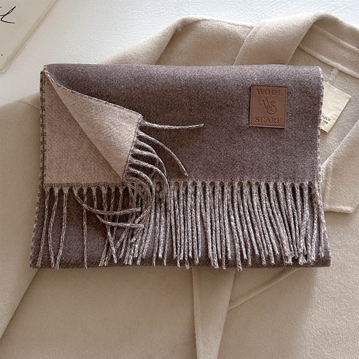 NEW Wool Winter Thick Warm Sca - Cashmere Scarf Wrap のレビューと価格