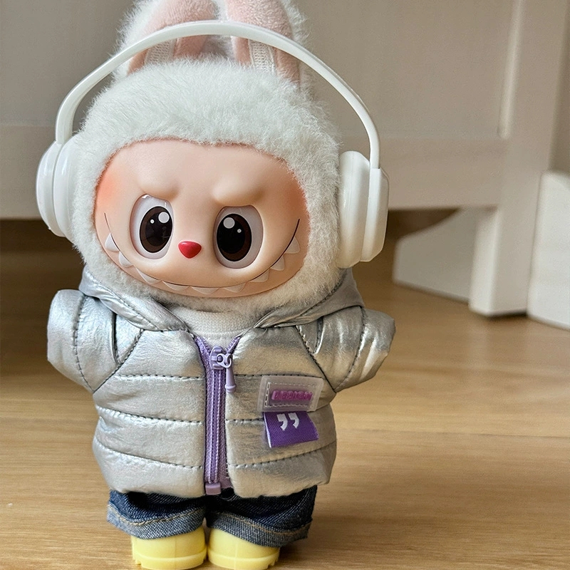 For 15 17cm Labubu Doll Down J - Jacket Winter Clothing のレビューと価格