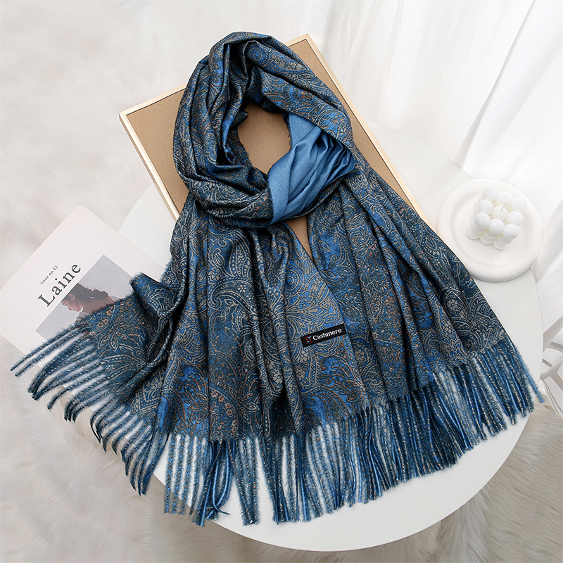 Luxury Paisley Pashmina Shawl  - Cashmere Scarf Wrap のレビューと価格