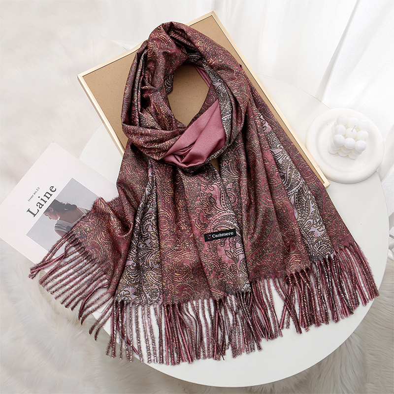 Luxury Paisley Pashmina Shawl  - Cashmere Scarf Wrap のレビューと価格