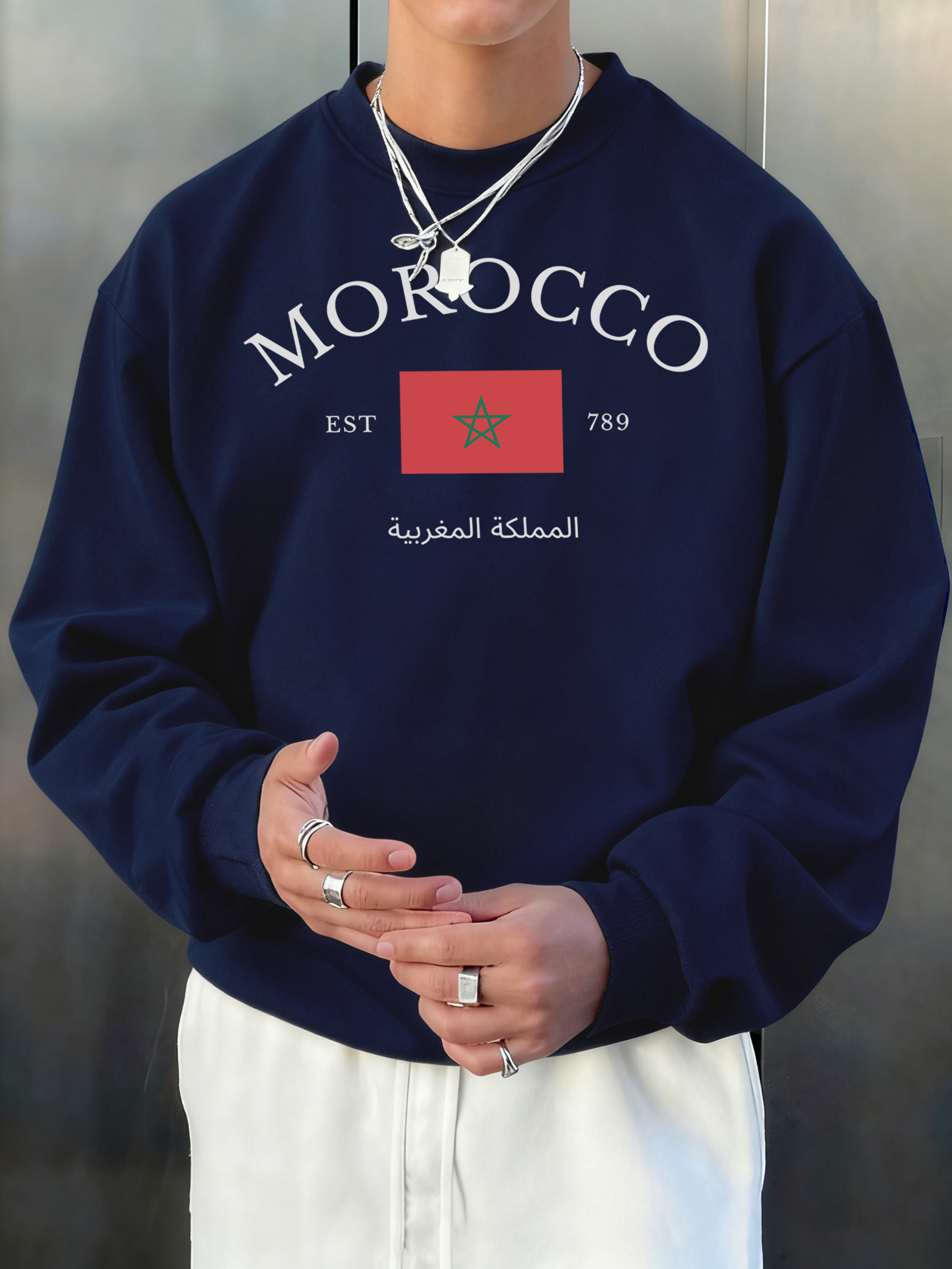 Morocco Est 789 Print Male Win - Winter Clothing English のレビューと価格