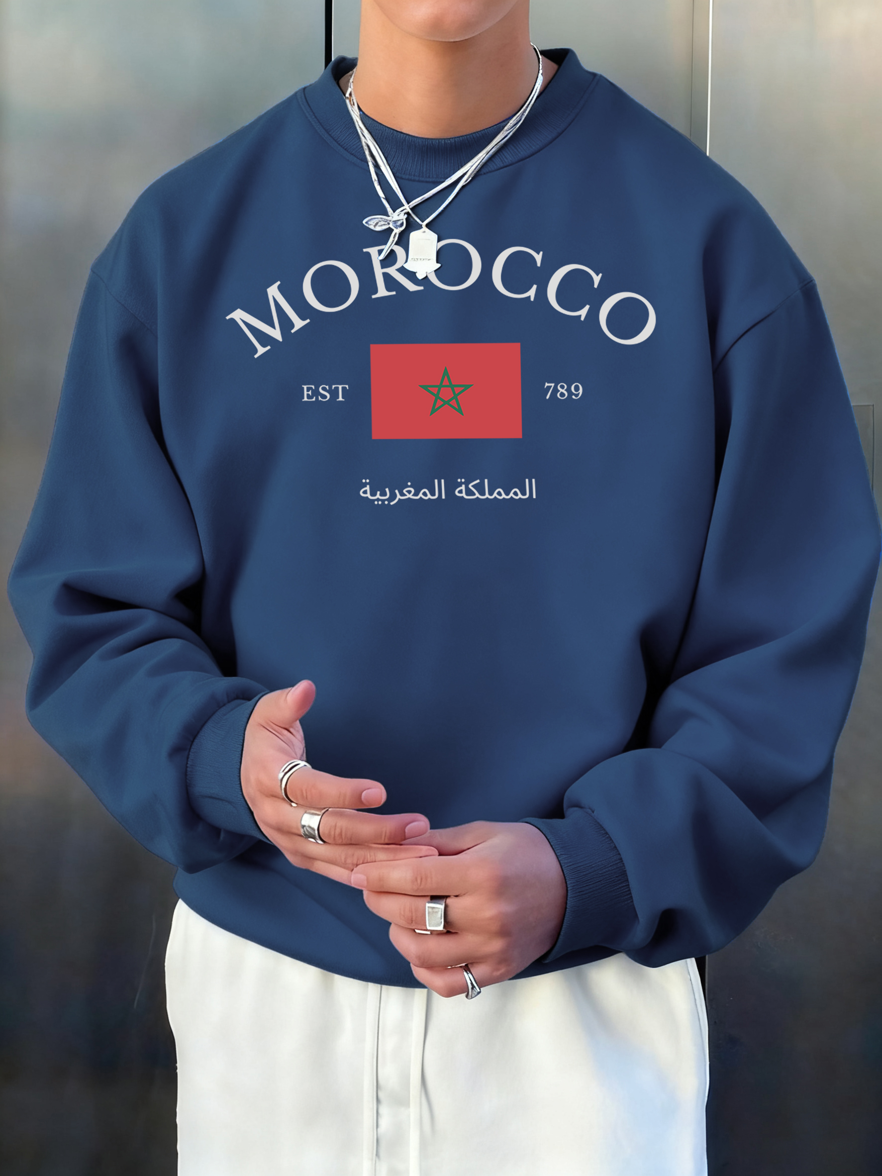 Morocco Est 789 Print Male Win - Winter Clothing English のレビューと価格