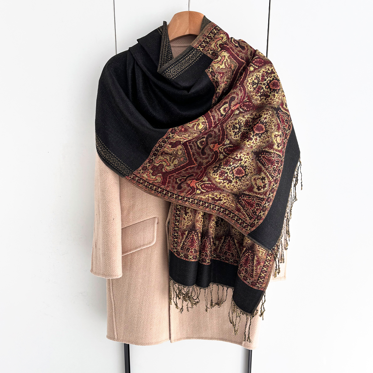 Luxury Scarf For Women Autumn  - Cashmere Scarf Wrap のレビューと価格