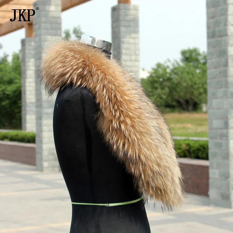 Natural Fur Collar Real raccoo - Jacket Winter Clothing のレビューと価格