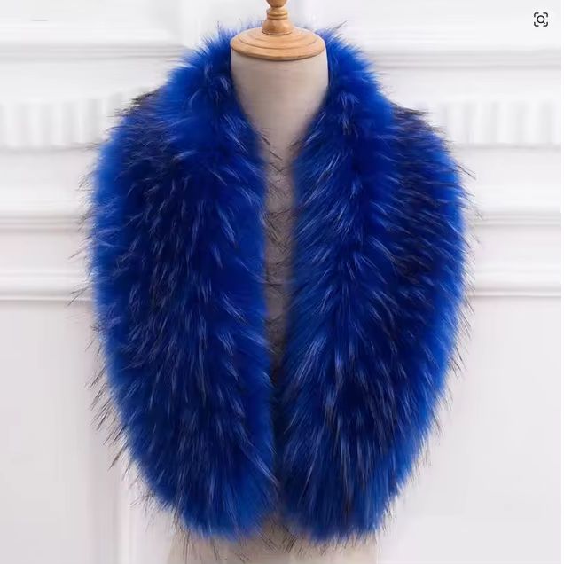 Natural Fur Collar Real raccoo - Jacket Winter Clothing のレビューと価格