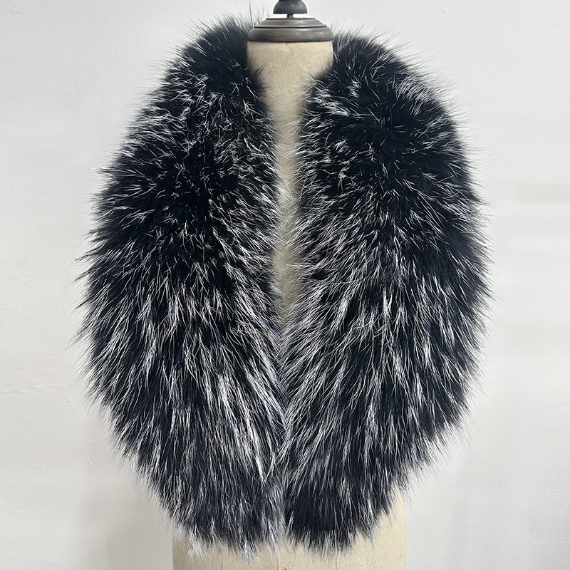 Natural Fur Collar Real raccoo - Jacket Winter Clothing のレビューと価格