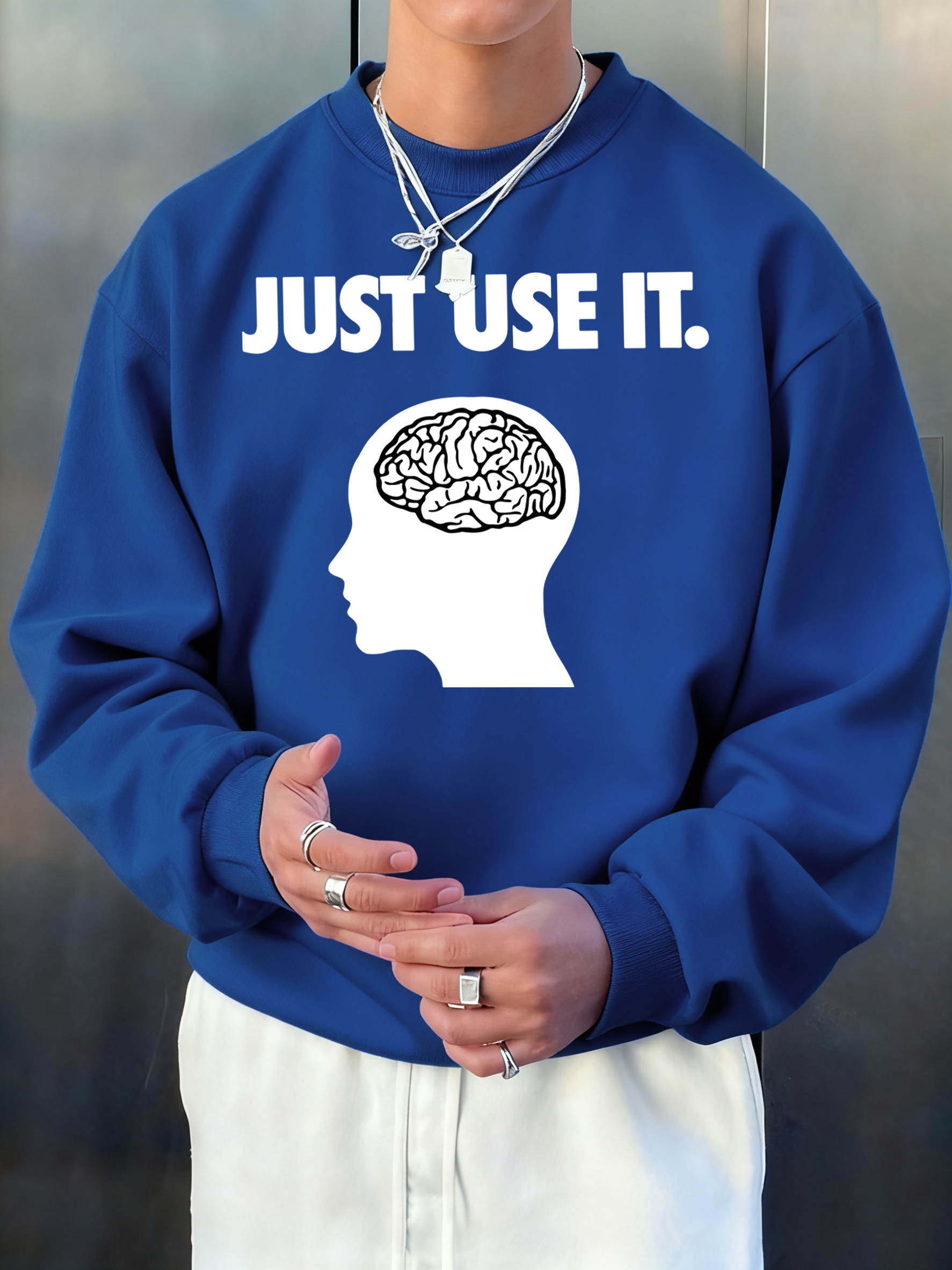 Brain Just Use It   Print Male - Winter Clothing English のレビューと価格