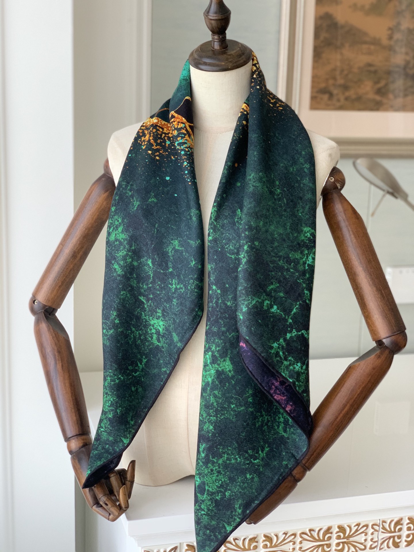 110CM Velvet Handmade Silk Cas - Cashmere Scarf Wrap のレビューと価格