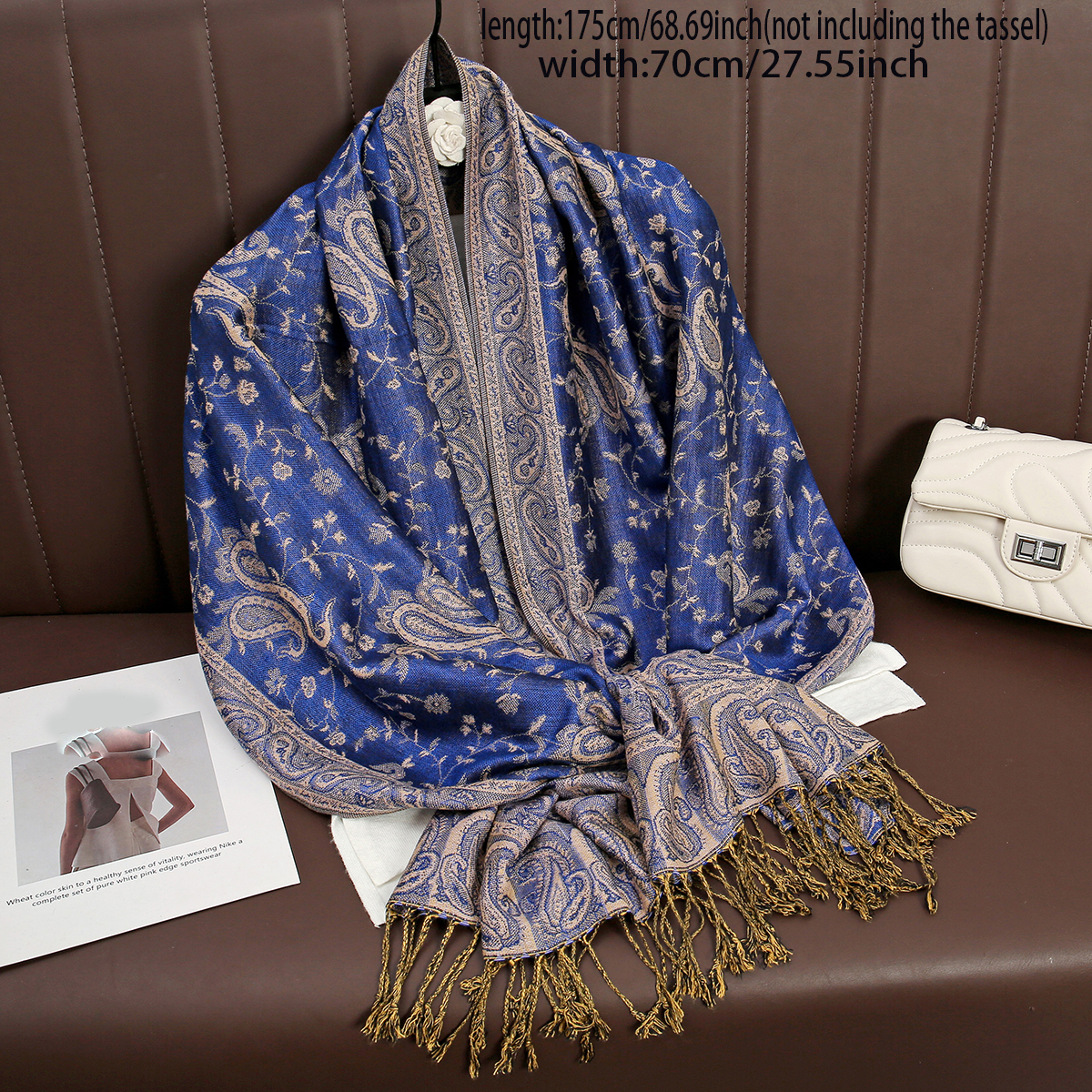 Luxury Brand Autumn Cashmere P - Cashmere Scarf Wrap のレビューと価格