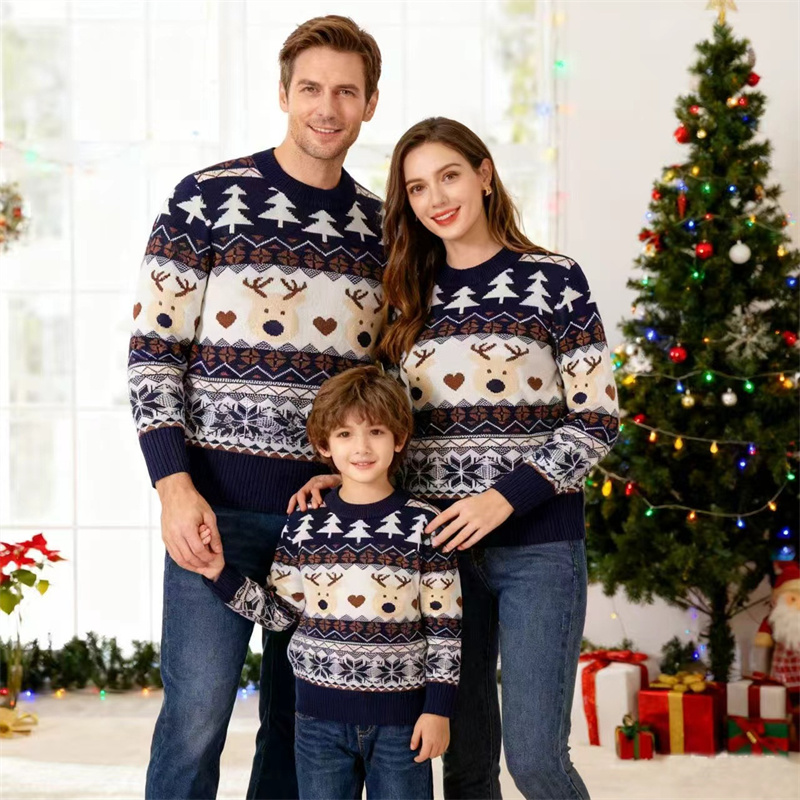 Christmas Family Sweaters Pare - Winter Clothing For Kids のレビューと価格