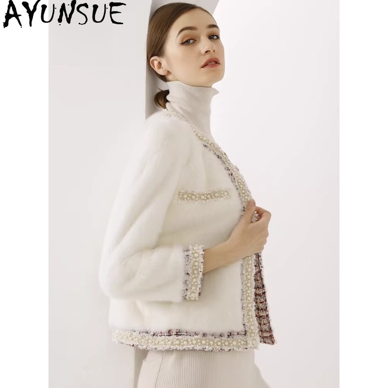 AYUNSUE Purple Label Mink Fur  - Winter Clothing Label のレビューと価格