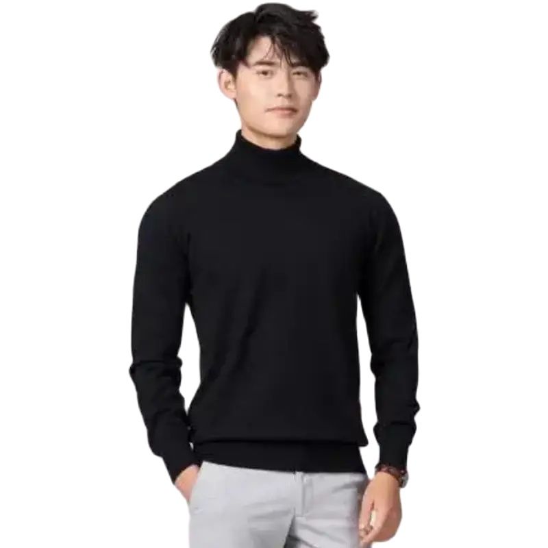 Cashmere turtleneck men sweate - Winter Clothing Cute のレビューと価格