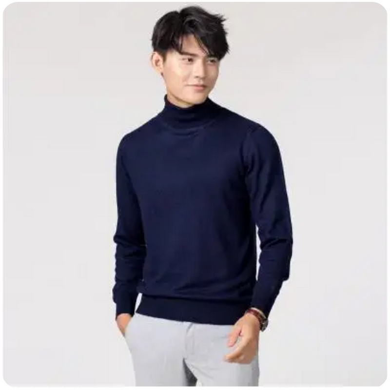 Cashmere turtleneck men sweate - Winter Clothing Cute のレビューと価格