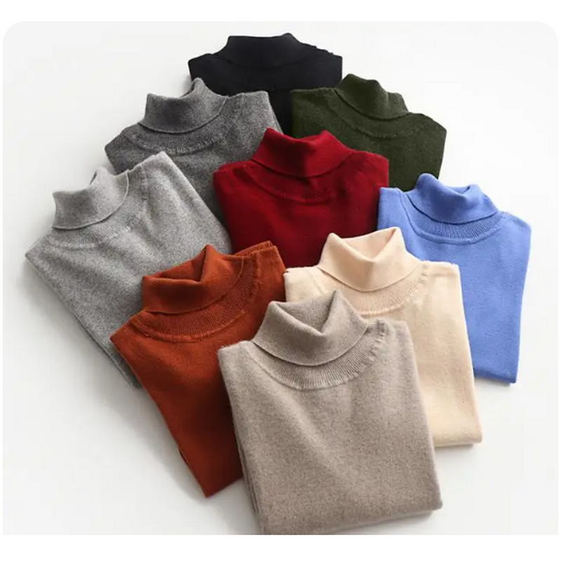 Cashmere turtleneck men sweate - Winter Clothing Cute のレビューと価格