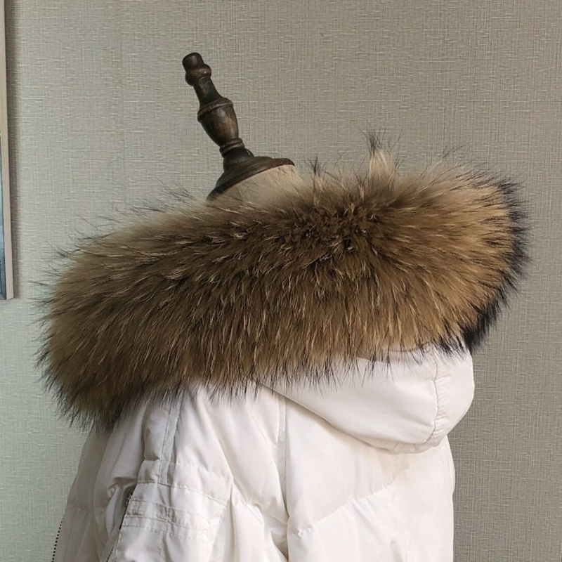 Real Fur Collar for Coat Parka - Jacket Winter Clothing のレビューと価格
