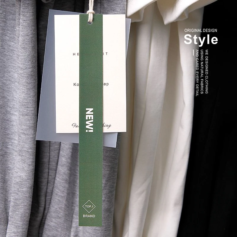High-end Hangtags Customized C - Winter Clothing Label のレビューと価格