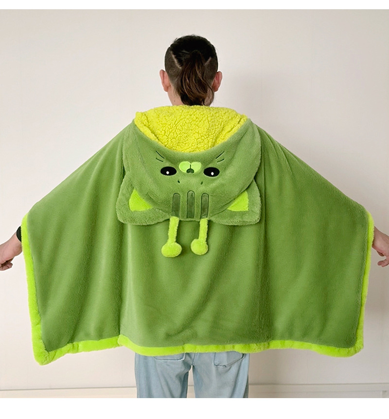 Cartoon Cute Alien Cat Hooded  - Winter Clothing Cute のレビューと価格