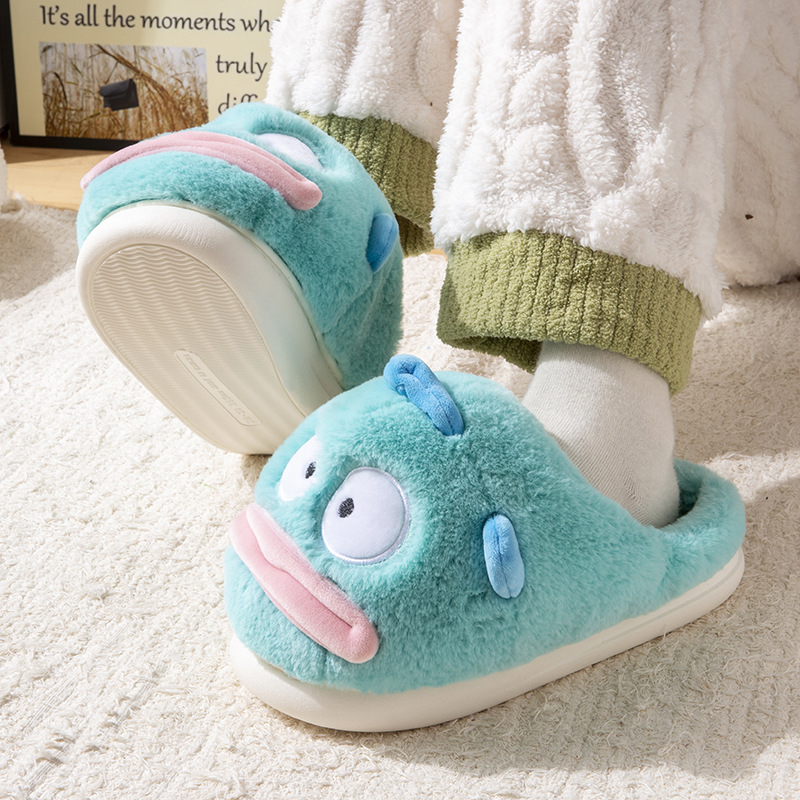 Cute Hangyodon Cotton Slipper  - Winter Clothing Cute のレビューと価格