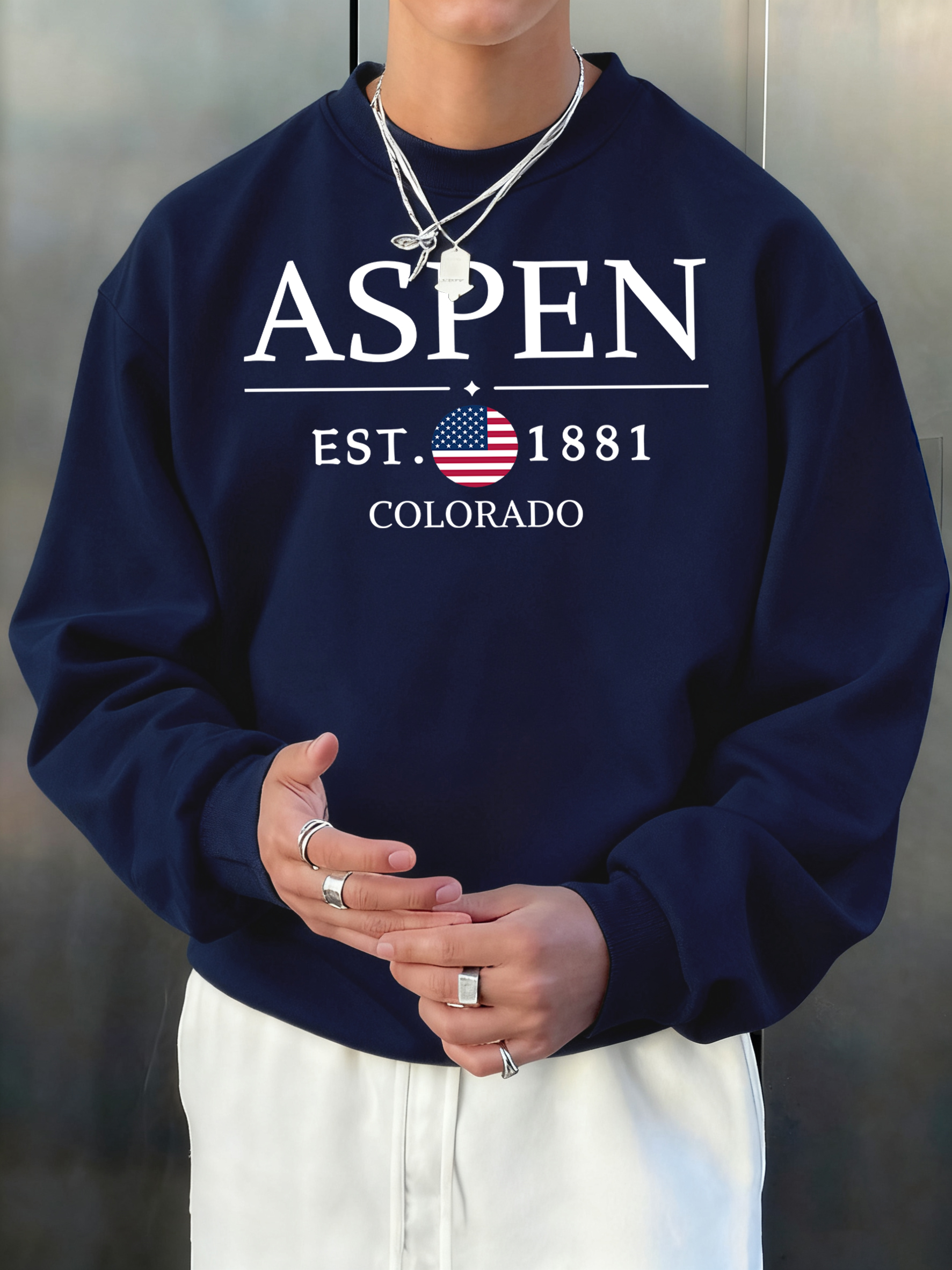Aspen Colorado Est 1881 Print  - Winter Clothing English のレビューと価格