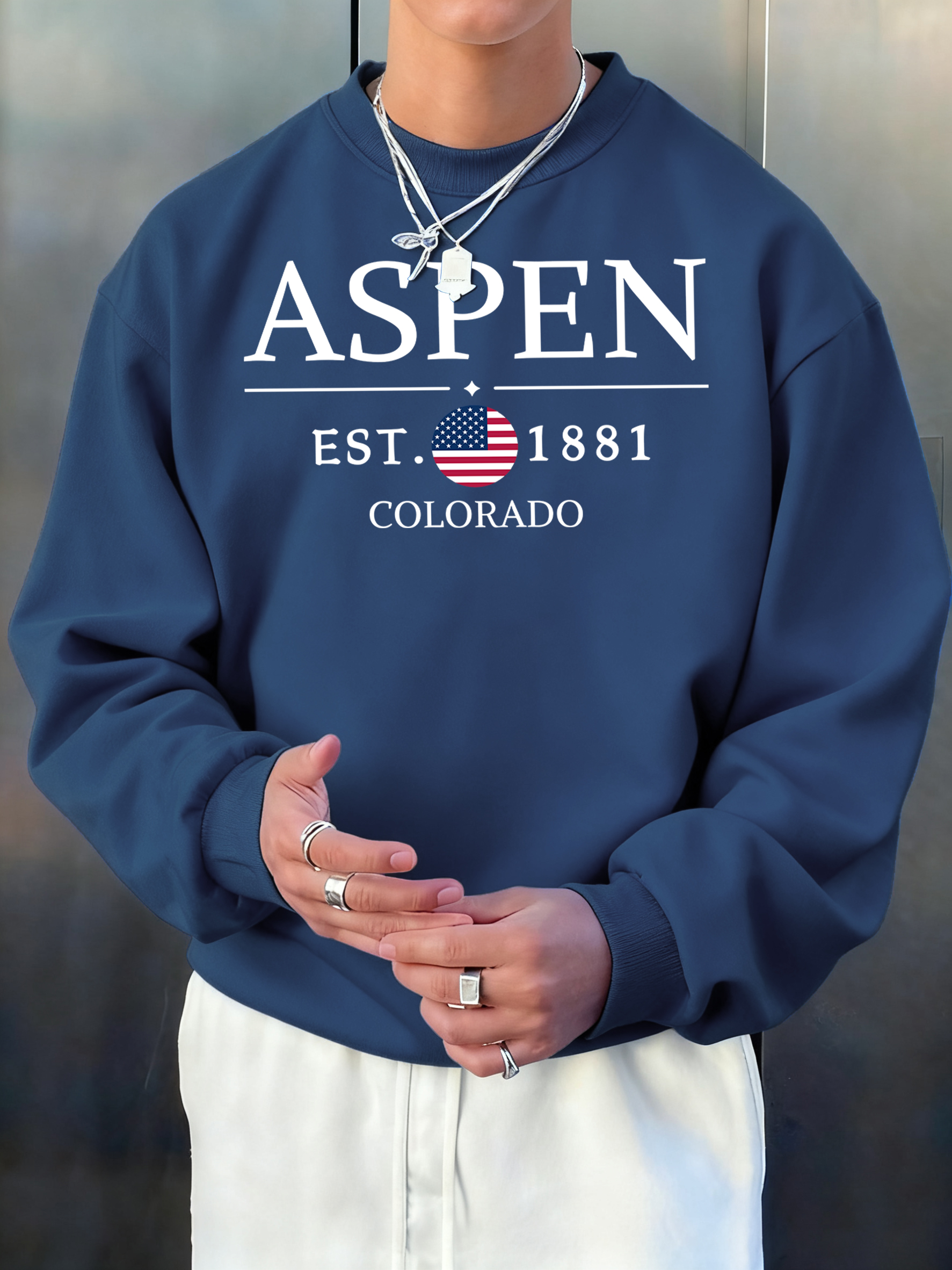 Aspen Colorado Est 1881 Print  - Winter Clothing English のレビューと価格