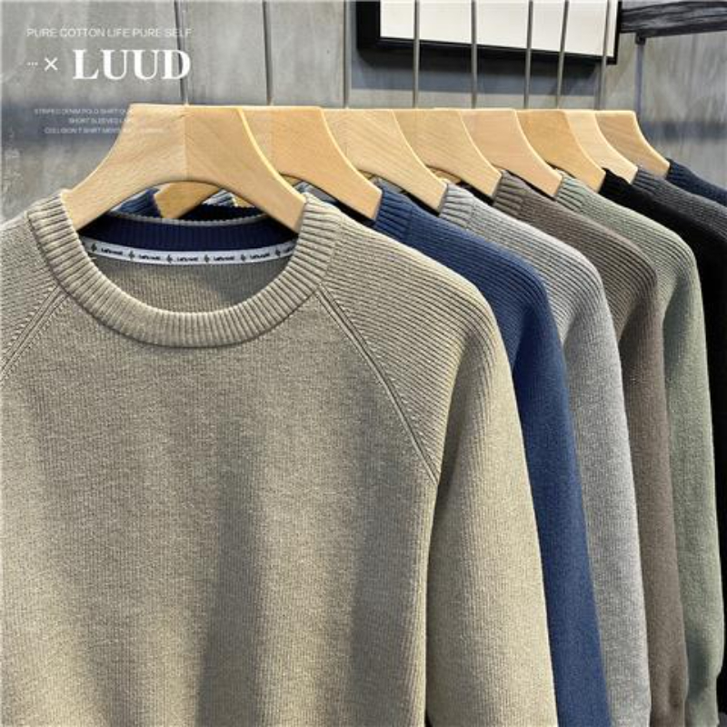 Korean Men Pullover Sweater Au - Winter Clothing Cute のレビューと価格