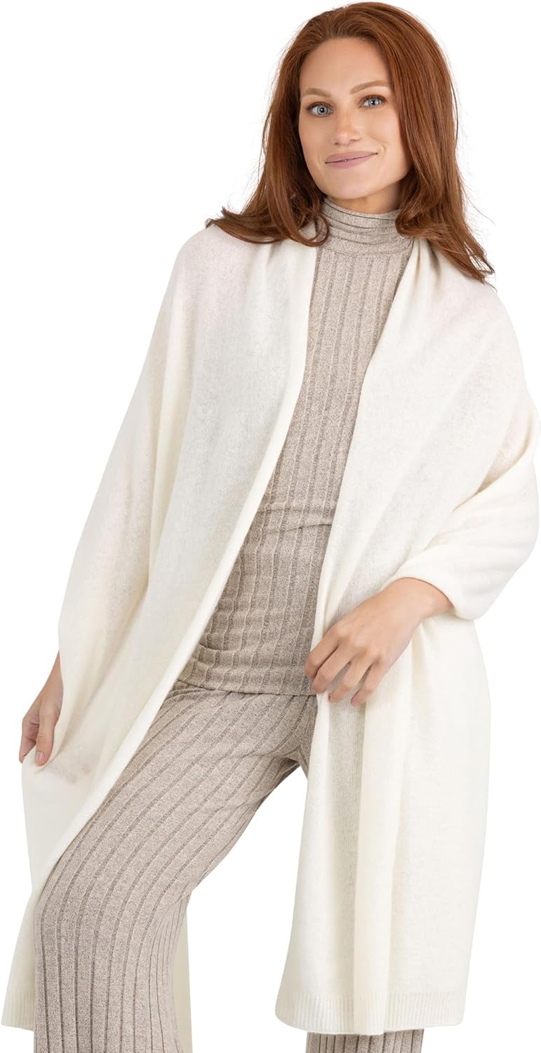 Extra Large Cashmere Knitted W - Cashmere Scarf Wrap のレビューと価格