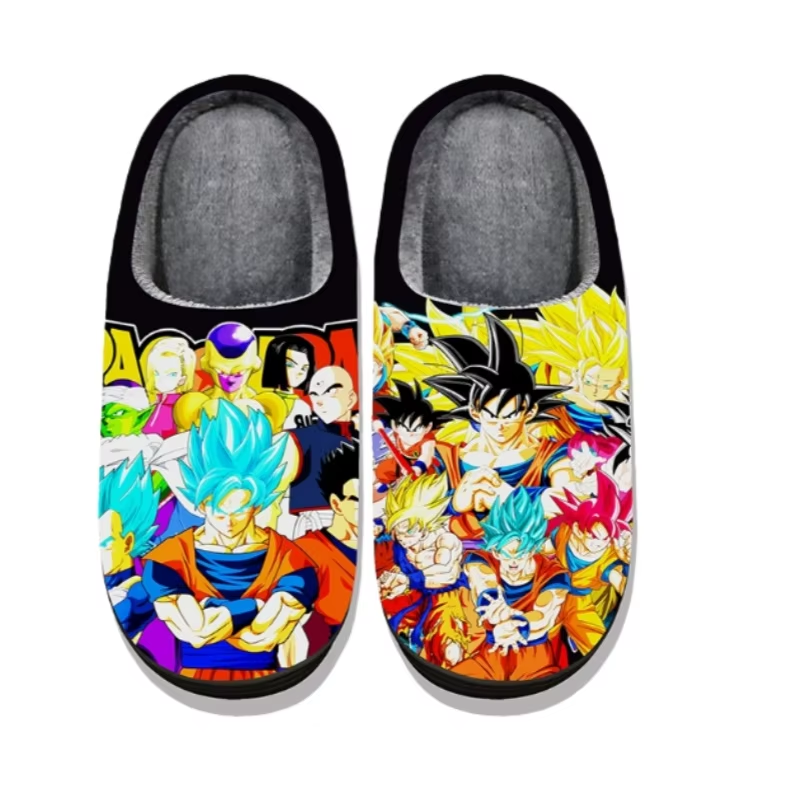 Anime Dragon Ball Plush Slippe - Winter Clothing Cute のレビューと価格