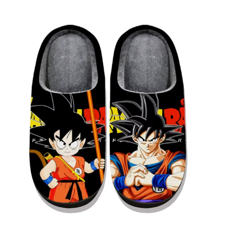 Anime Dragon Ball Plush Slippe - Winter Clothing Cute のレビューと価格