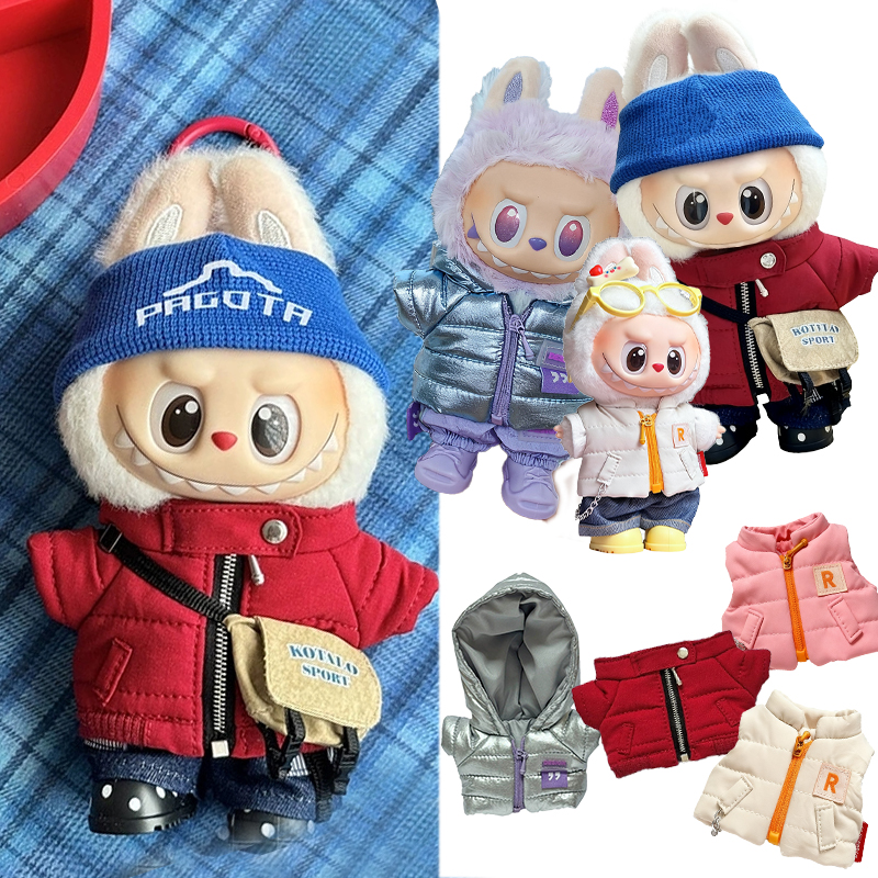 For 15 17cm Labubu Doll Winter - Jacket Winter Clothing のレビューと価格