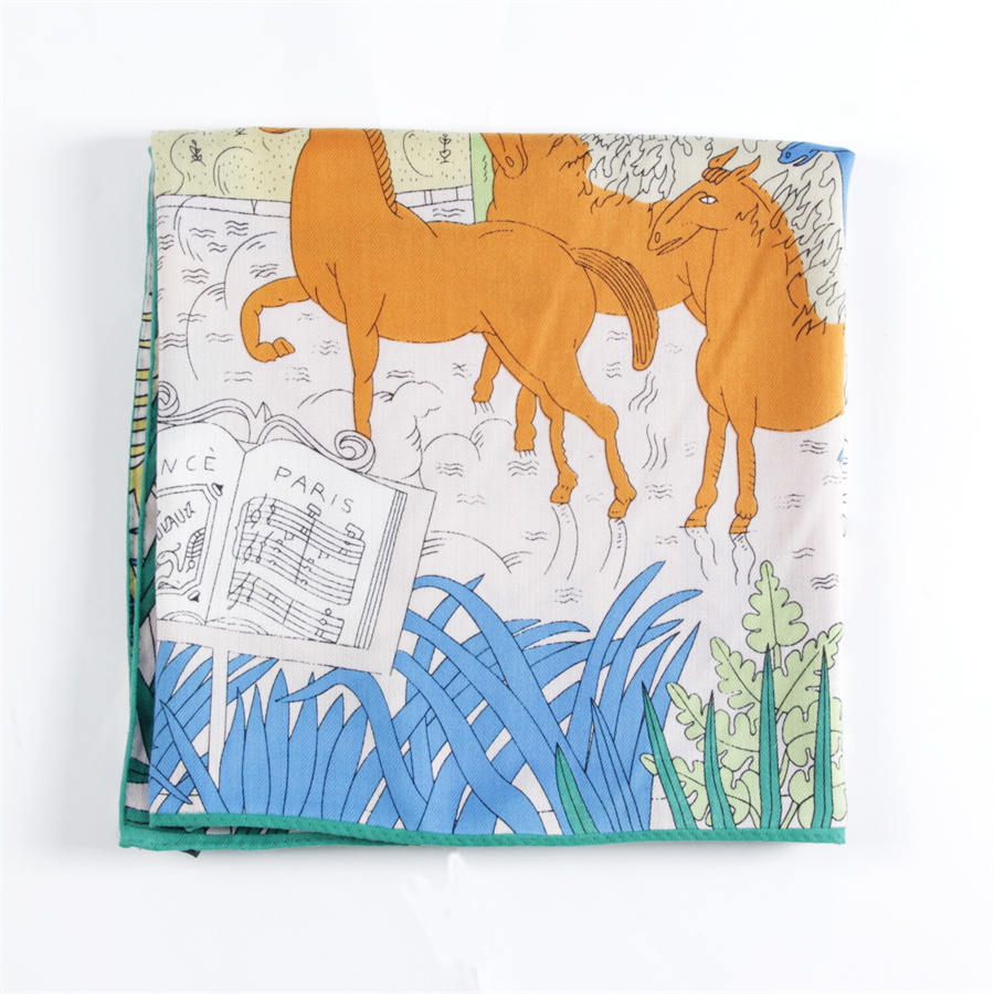 POBING Silk Cashmere Scarf Wom - Cashmere Scarf Wrap のレビューと価格