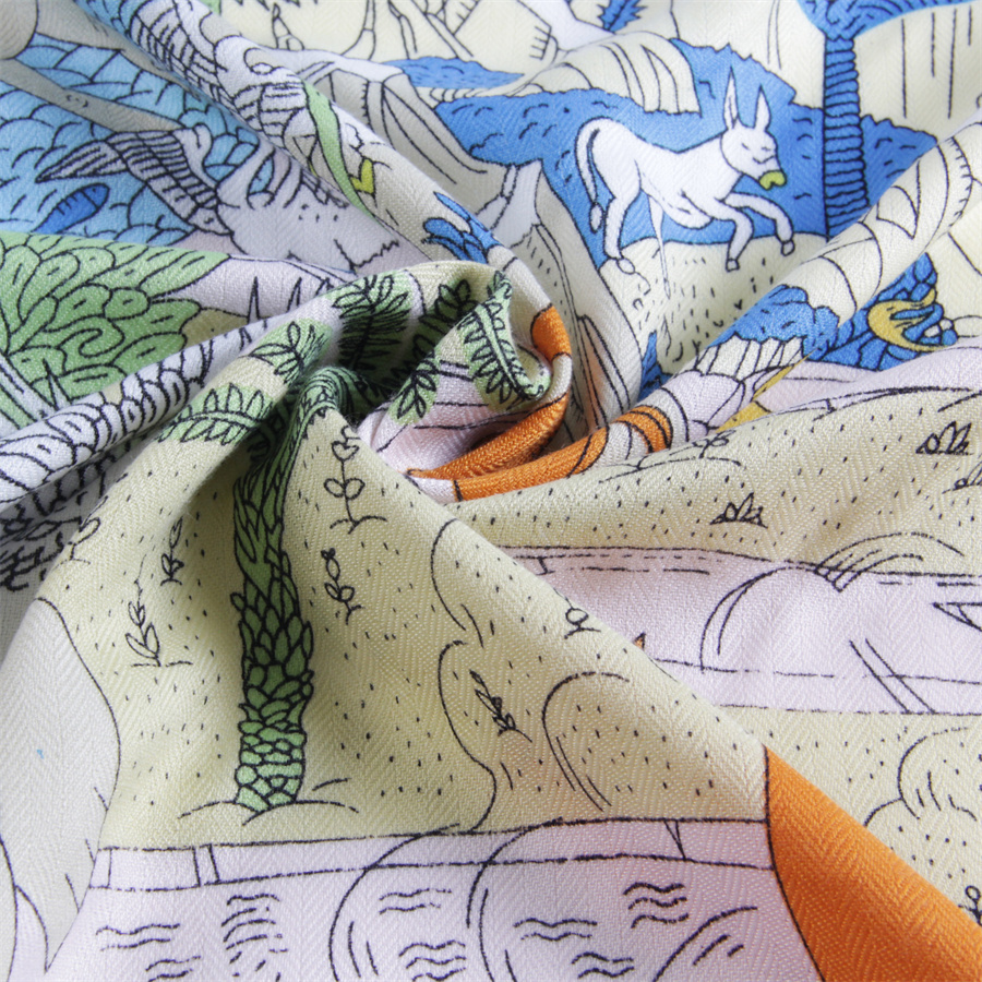 POBING Silk Cashmere Scarf Wom - Cashmere Scarf Wrap のレビューと価格